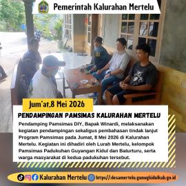 Pendampingan dan Pembahasan Tindak Lanjut Program Pamsimas di Kalurahan Mertelu